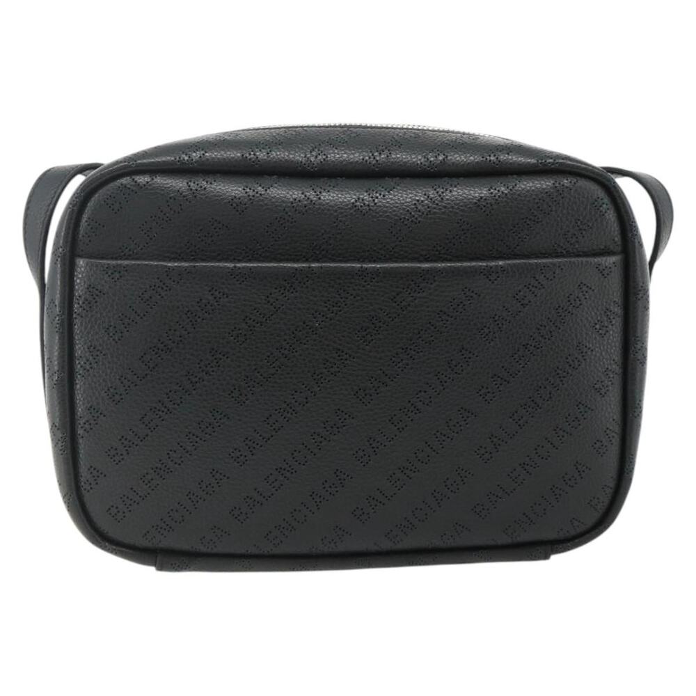 Balenciaga Leather Every Day Shoulder Bag Black